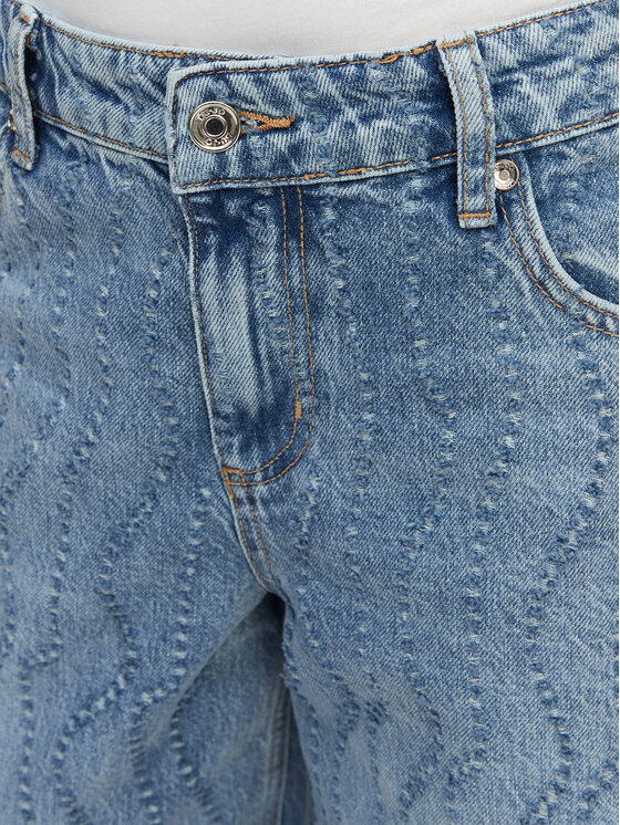 Liu Jo Liu Jo Jeans hlače UA6195 D0316 Modra Wide Leg