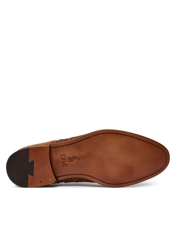 Polo Ralph Lauren Polo Ralph Lauren Półbuty Owen Wingtip 811P15884002 Brązowy jasny