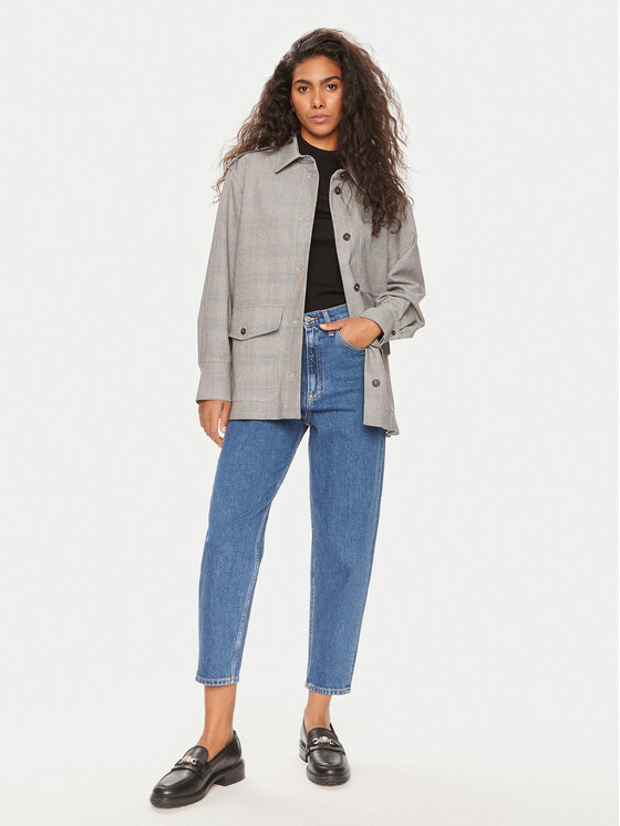 Tommy Hilfiger Tommy Hilfiger Giacca camicia WW0WW43316 Grigio Regular Fit