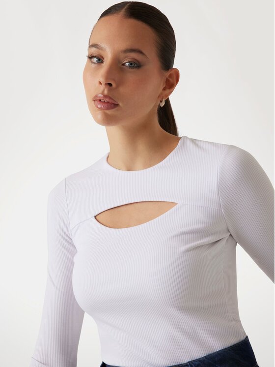 Guess Guess Top 172217 Biały Classic Fit