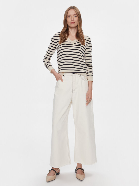 Tommy Hilfiger Tommy Hilfiger Jeansy WW0WW40643 Écru Slouchy Fit
