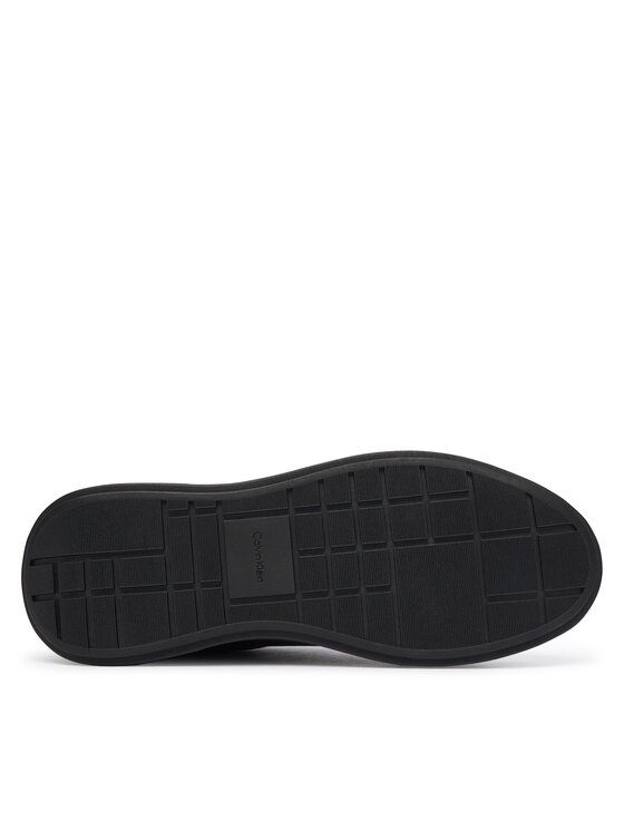 Calvin Klein Calvin Klein Sneakers Chunky Cups Laceup Lth Bt Croc HW0HW03223 Negru