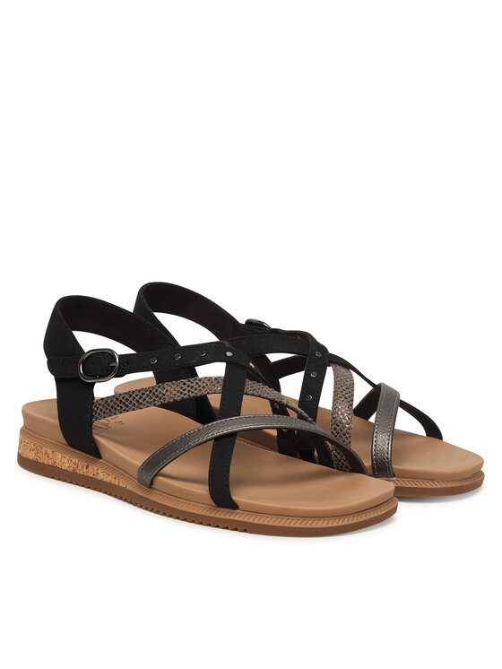 Skechers Skechers Sandále Desert Kiss Low 114713/BLK Čierna