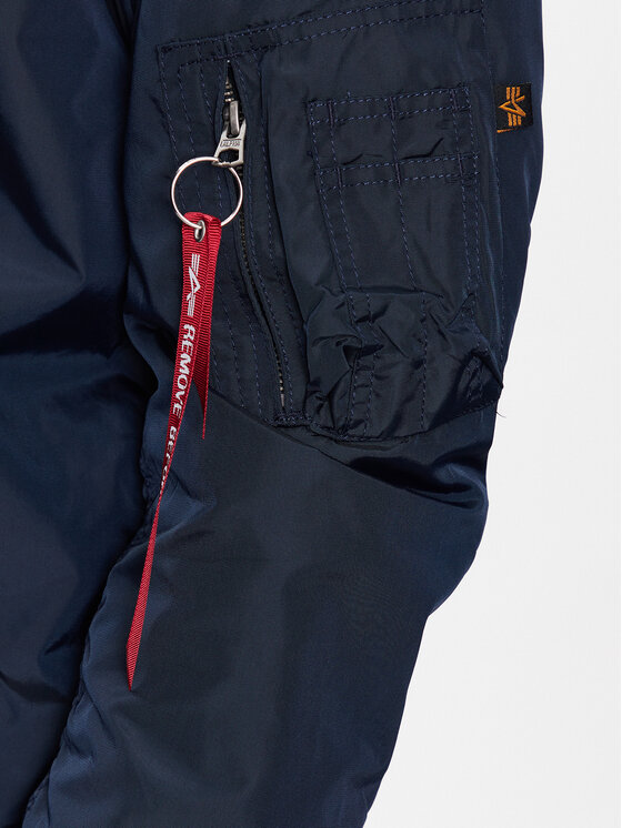Alpha Industries Alpha Industries Куртка бомбер MA-1 196108 Cиній Regular Fit