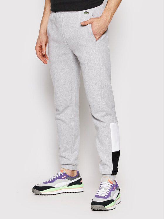 Lacoste Pantaloni da tuta XH7064 Grigio Tapered Fit • Modivo.it