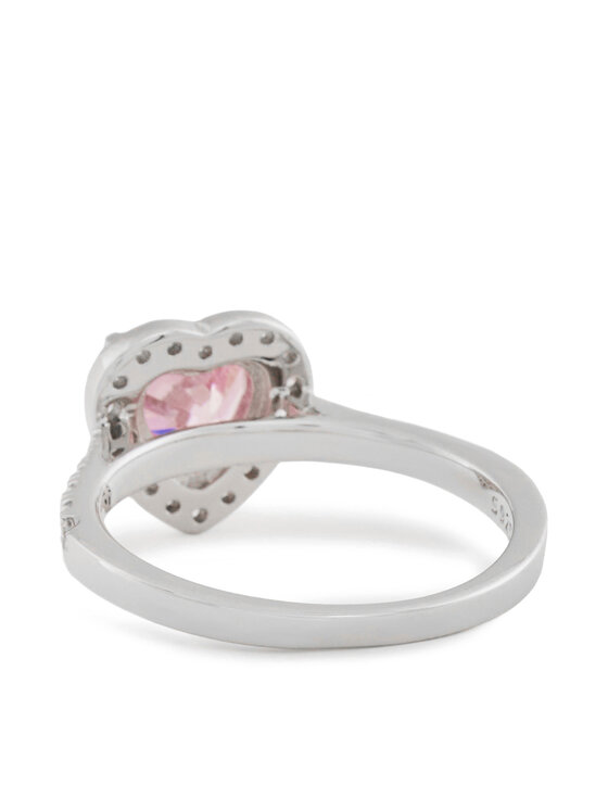 ICED STUFF ICED STUFF Δαχτυλίδι Heart Gem Λευκόχρυσο