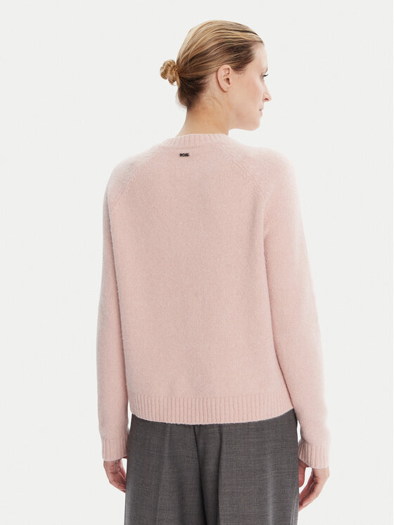 BOSS BOSS Sweater Febisan 50478315 Rózsaszín Regular Fit