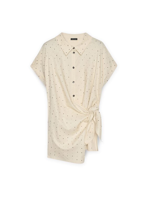 Fiorella Rubino Fiorella Rubino Camicia 5021T001240N002 Beige Regular Fit
