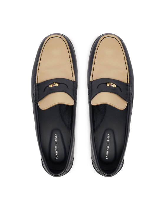 Tommy Hilfiger Tommy Hilfiger Mokasíny Penny Crust FM0FM05836 Tmavomodrá