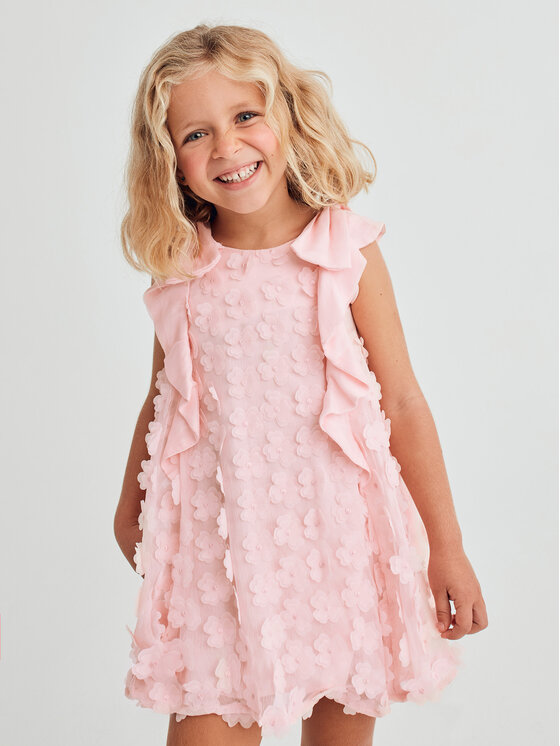 Abel & Lula Abel & Lula Елегантна рокля 5042 Розов Regular Fit