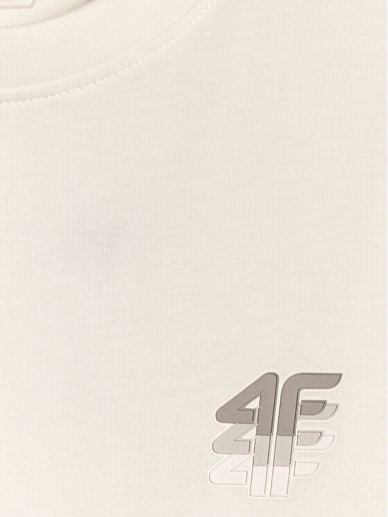 4F 4F T-Shirt COMMERCIAL 4 Biały Regular Fit