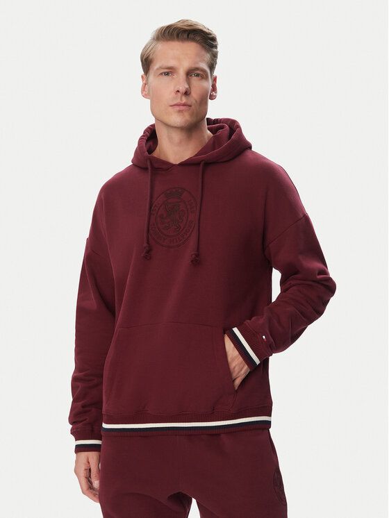 Tommy Hilfiger Tommy Hilfiger Hanorac UM0UM04057 Roșu închis Regular Fit