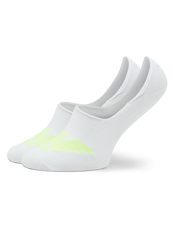 Emporio Armani Emporio Armani Set di 3 paia di pedulini da uomo 306227 3R234 60210 Bianco