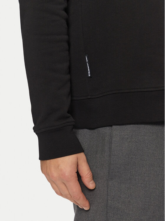 KARL LAGERFELD KARL LAGERFELD Mikina 705097 551951 Čierna Regular Fit