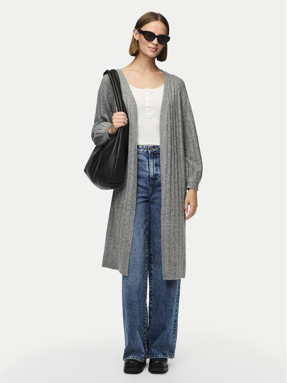 Pieces Pieces Strickjacke Maggy 17150959 Grau Loose Fit