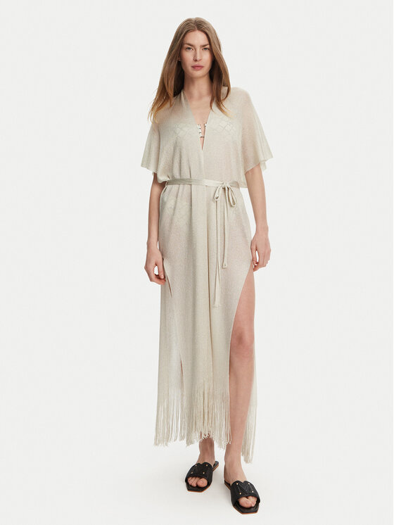 Max Mara Beachwear Max Mara Beachwear Kimonó Zarelia 2516691029 Bézs Relaxed Fit