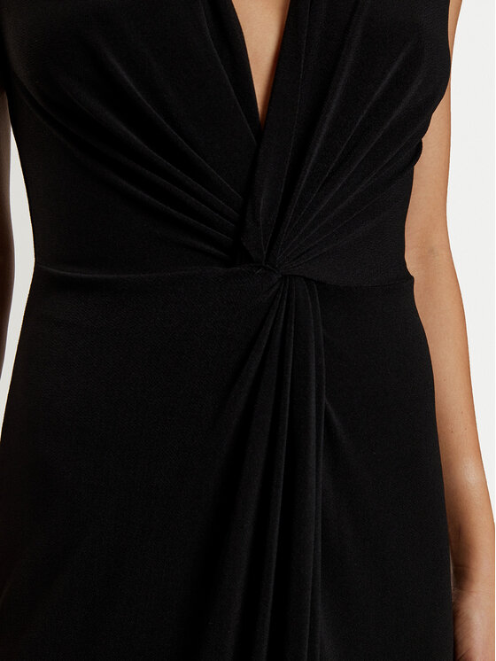 ViCOLO ViCOLO Vakarinė suknelė US0029 Juoda Regular Fit