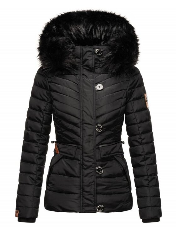 Navahoo Navahoo Kurtka zimowa Wisteriaa Czarny Casual Fit