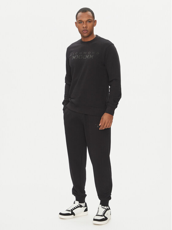 Richmond X Richmond X Μπλούζα Mateus UMP25005FE Μαύρο Regular Fit