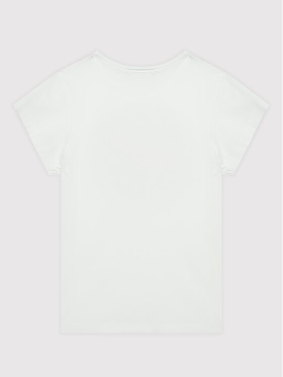 United Colors Of Benetton United Colors Of Benetton T-Shirt 3I1XG101W Biały Regular Fit
