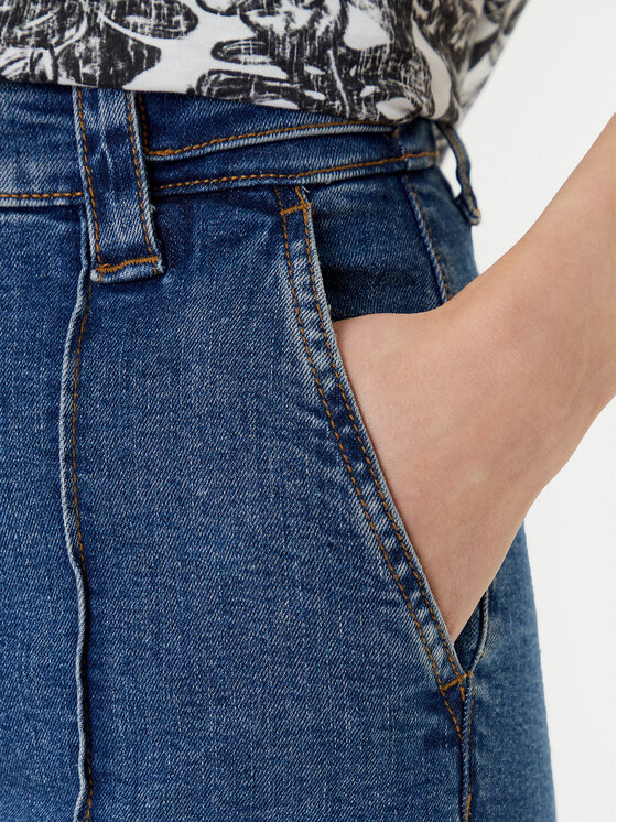 United Colors Of Benetton United Colors Of Benetton Jeans hlače 4W8CDE02F Modra Flare Fit