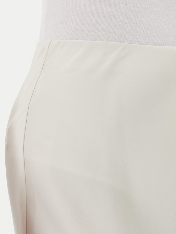 YAS YAS Fustă trapez Pella 26030737 Bej Regular Fit