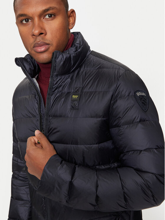 Blauer Blauer Pehelykabát 24WBLUC03024 Sötétkék Regular Fit