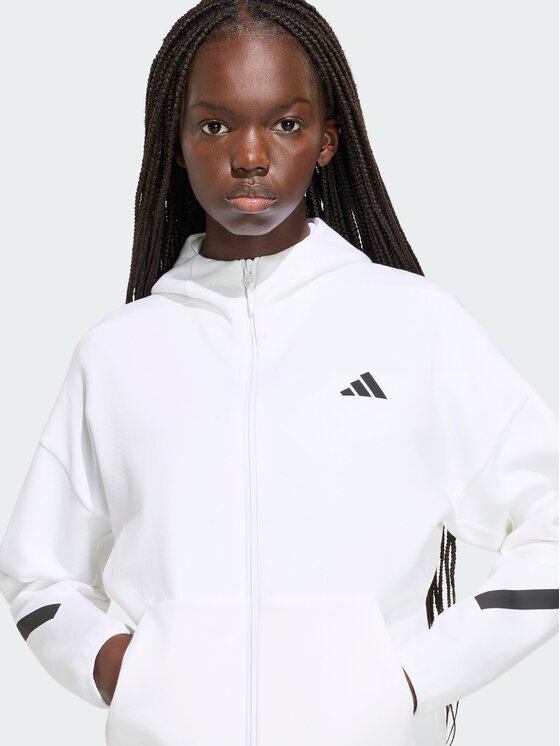 adidas adidas Bluza 164580 Biały Regular Fit