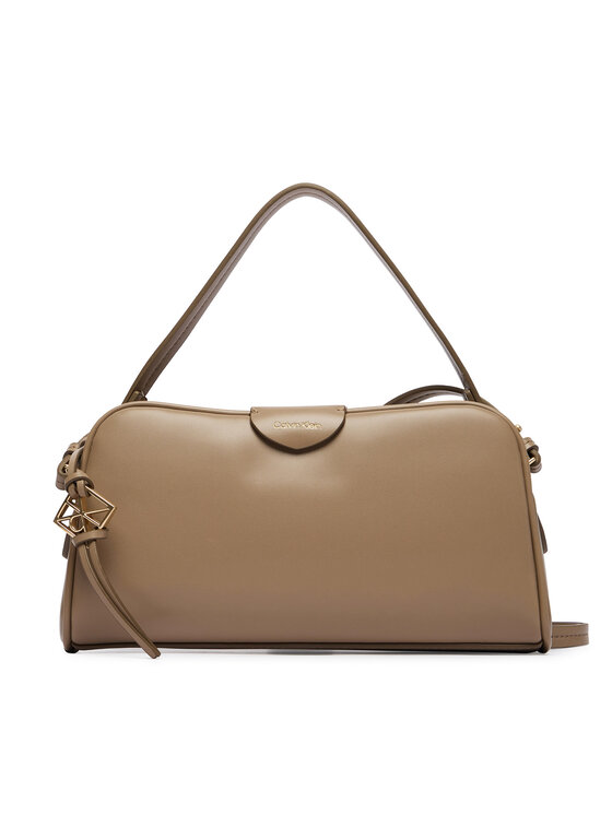 Calvin Klein Calvin Klein Kabelka Emblem Trio Top Handle Camera Ba LV04F3370G Béžová
