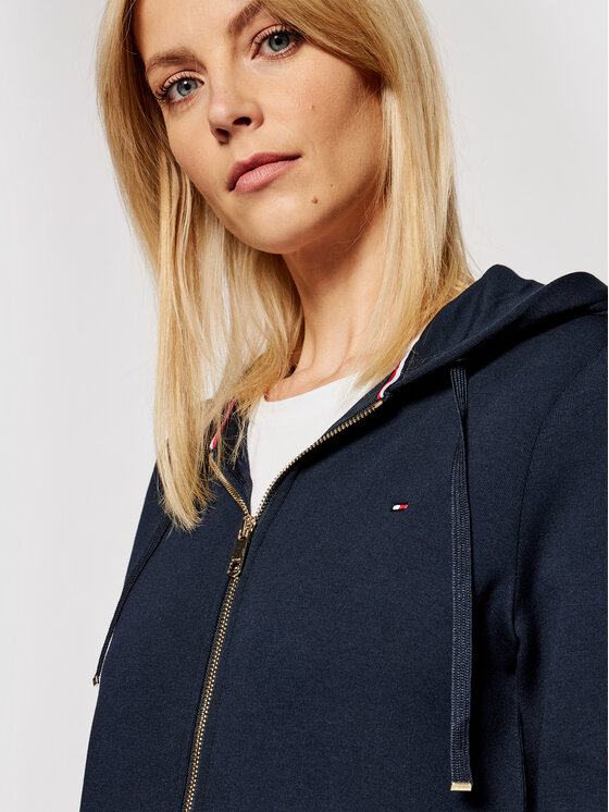 Tommy Hilfiger Tommy Hilfiger Mikina Heritage WW0WW24971 Tmavomodrá Regular Fit