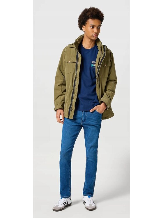 Wrangler Wrangler Jeansy Larston Niebieski Slim Fit