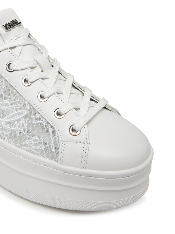KARL LAGERFELD KARL LAGERFELD Laisvalaikio batai KL65011F Balta