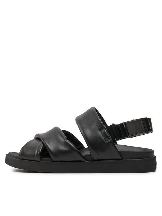 Calvin Klein Calvin Klein Σανδάλια Padded Criss Cross Sandal HM0HM01482 Μαύρο