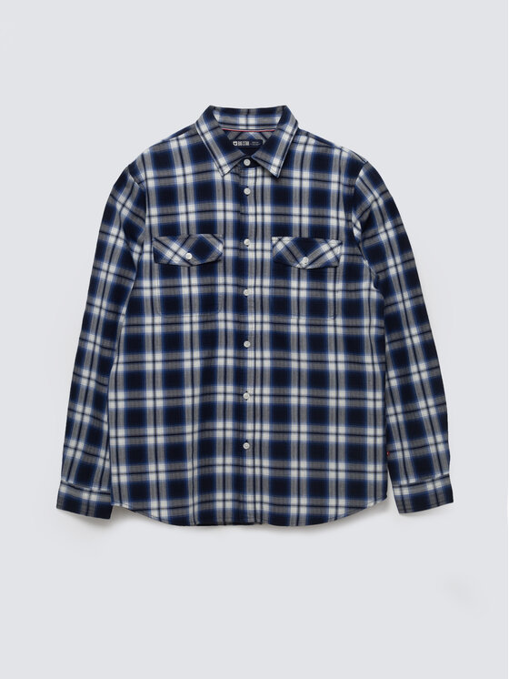 BIG STAR BIG STAR Koszula KOLISERSON Niebieski Basic Fit