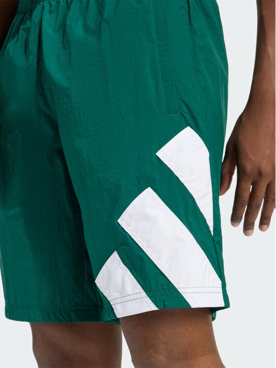adidas adidas Szorty materiałowe 159138 Zielony Regular Fit