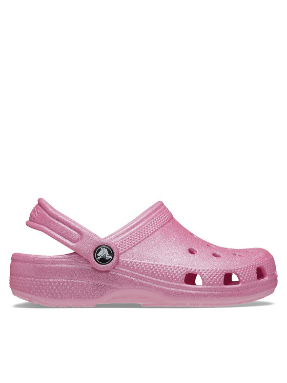 Crocs Iešļūcenes Classic Glitter Clog K 206993 Rozā