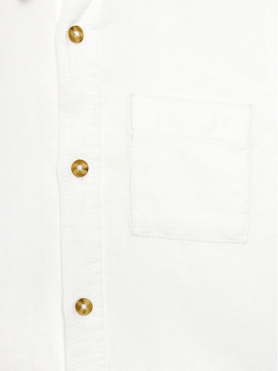 United Colors Of Benetton United Colors Of Benetton Camicia 5OK4GQ01K Bianco Regular Fit