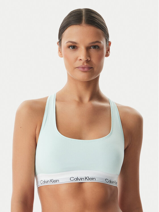 Calvin Klein Underwear Biustonosz top LV00QF8493 Zielony jasny