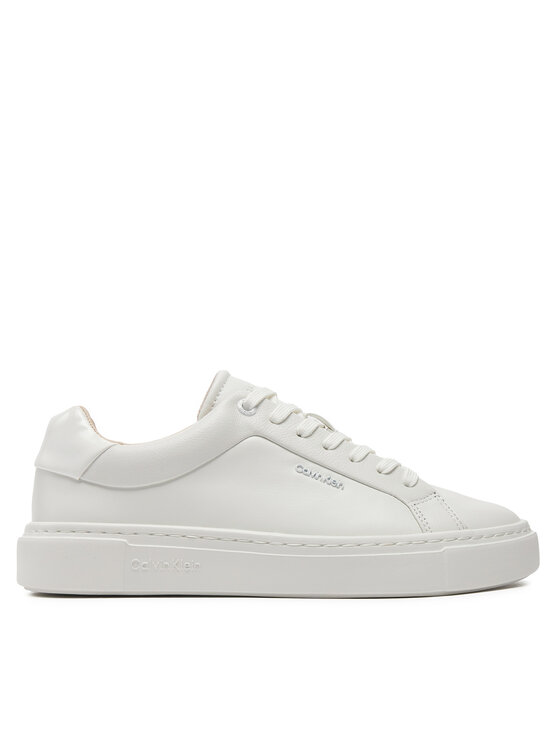 Sneakers Calvin Klein Cupsole Lace Up W/Ml Lth HW0HW02119 Alb