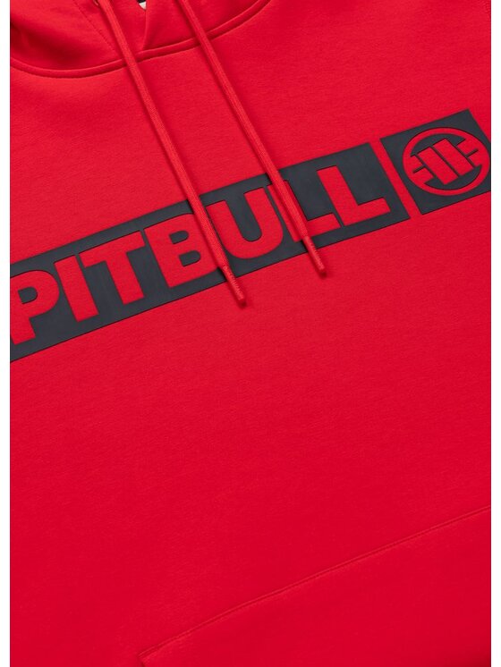 PITBULL PITBULL Bluza CHARGER Czerwony Regular Fit