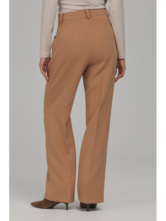 NIFE NIFE Spodnie materiałowe SD143 Beżowy Straight Fit