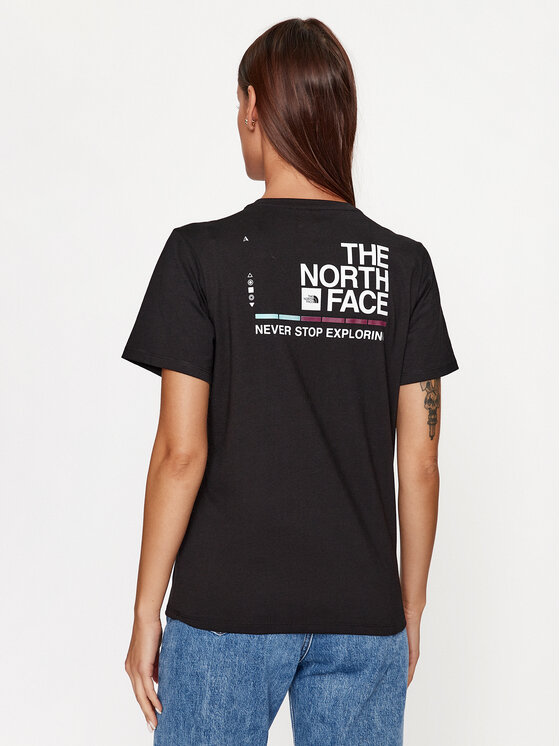 The North Face The North Face T-Shirt Foundation Graphic NF0A86XN Černá Regular Fit