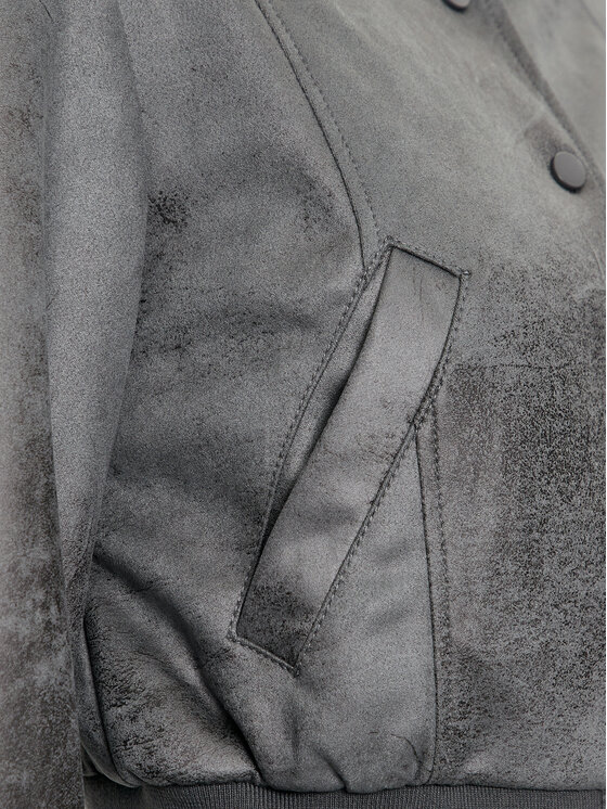 ONLY ONLY Giacca in similpelle Paris 15330040 Grigio Regular Fit