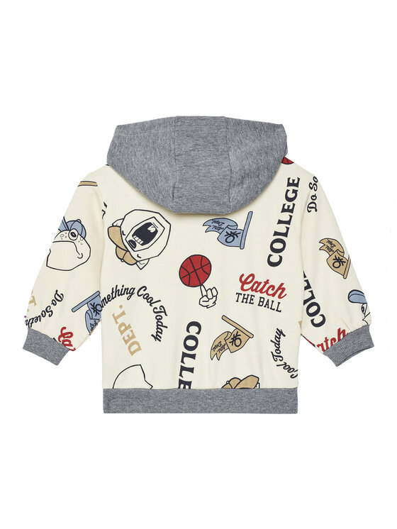 United Colors Of Benetton United Colors Of Benetton Світшот 3X7YG2017 Бежевий Relaxed Fit