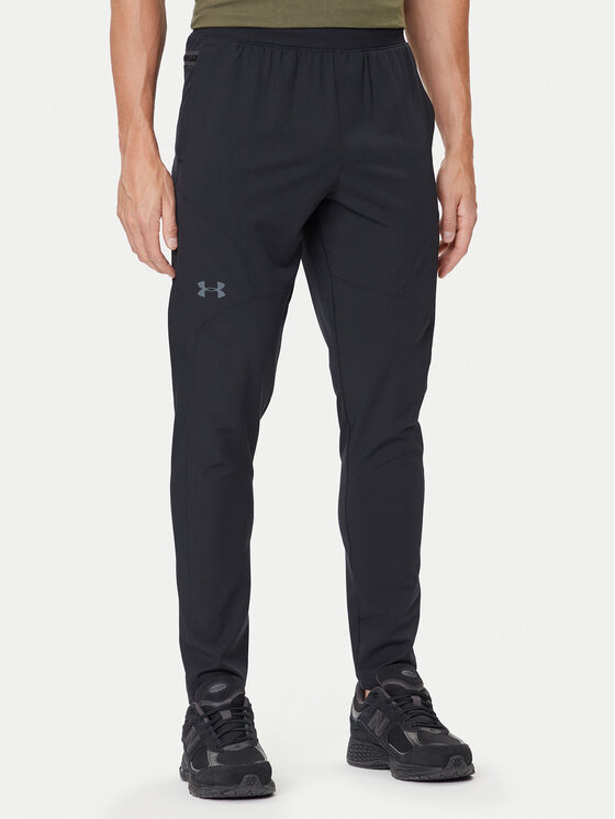 Under Armour Spodnie dresowe Ua Unstoppable Tapered Pants 1352028-001 Czarny Fitted Fit