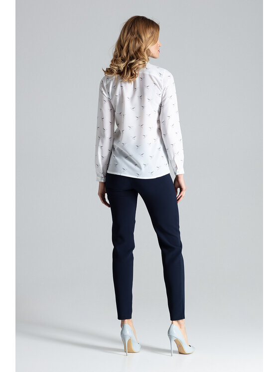 FIGL FIGL Koszula M284 Écru Regular Fit