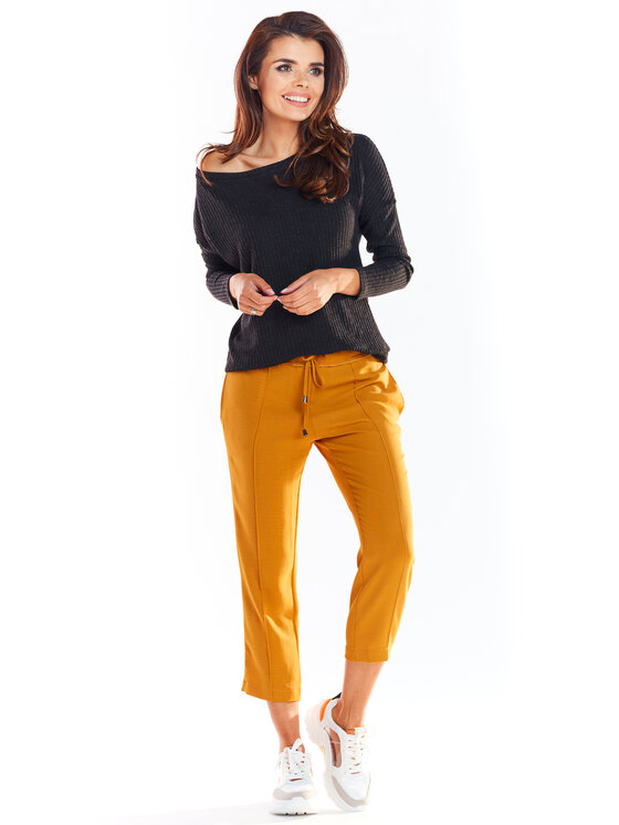 Awama Awama Maglione A333 Nero Basic Fit
