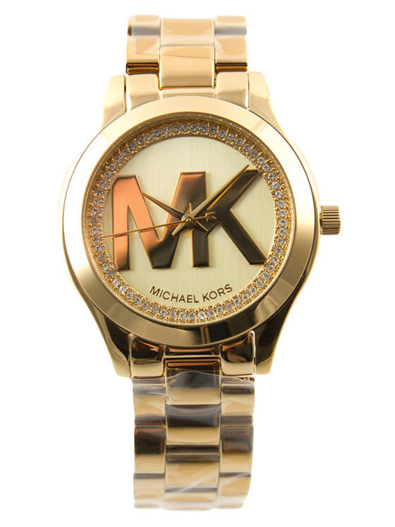 Michael Kors Michael Kors Zegarek damski MINI SLIM RUNWAY Złoty