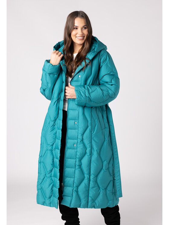 QUIOSQUE QUIOSQUE Zimné bundy QUIOSQUE 9VD003903 Zelená Regular Fit