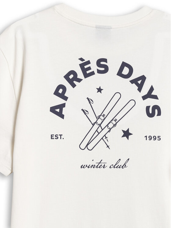 4F 4F T-Shirt SUMMIT BLISS Kremowy Oversize
